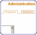 Clip from the DBC-Arts administration tabs.